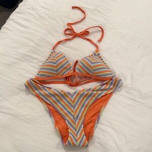 Aerie swim size L bottoms and M top
